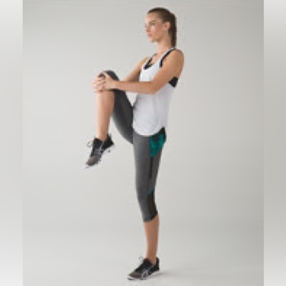 Lululemon leggings crop high waisted 6